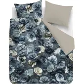 Kardol by Beddinghouse Dekbedovertrek Papavero Blauw 260x200/220 cm