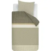 Beddinghouse Dekbedovertrek Jente Groen 140x200/220 cm