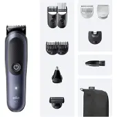 Braun 80789907 Haartrimmer/haarclipper, donkerblauw, 21 Lithium-Ion (Li-Ion) batterij