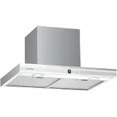 Klarstein Auriana Afzuigkap - 60 cm wandkap, 690 m³/u luchtstroom, A+ energie-efficiëntie, Wifi- & touch-bediening, LED-verlichting 6000 K, 110 W motor, Zwart, Afvoer & koolstoffilter