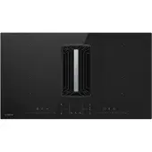 Klarstein Kookplaat AirJet FlexPro Down Air systeem + Afzuigkap Zwart - Inductiekookplaat met Inbouwafzuigkap 4 Zones - voor Keuken Inbouw - Stil Energiezuinig LED - Kookveld - Cooktop - Hob
