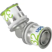 Uponor knie Ø32x32mm - 45º - messing - 1070546