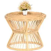 AEA Salontafel, terras, rotan, tuinmeubels, modern, luxe, ronde tafel, voor buiten