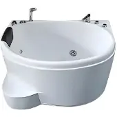 AEA Badewanne Whirlwanne Whirlpool Blubberbad Hydromassagewanne Spa-Bad 122x90 cm