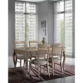 AEA Tisch Design Stühle 5tlg Esszimmer Holz Tische Essgruppe Set Gruppe