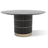 AEA Tische Runder Esstisch Luxus Esszimmer Möbel Designer Tisch Metallfuß