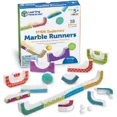 Learning Resources Zelfklevende hanger, rail aan de muur voor ballen, marmer