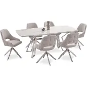 AEA Moderner Esstisch 6x Stühle Designer Luxus Esszimmer Möbel Essgruppe
