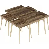 AEA Elegant houten tafel in bruin, met een modern design