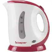 Beper BB.050 Draadloze waterkoker, kunststof behuizing, inhoud 1 liter, 1100 watt, droogkookbeveiliging, kalkfilter, automatische uitschakeling