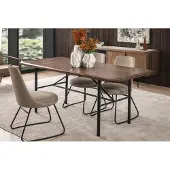 AEA Esszimmertisch Esstisch Tisch Essecke Esszimmer 205 cm Holz Braun