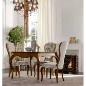 AEA Luxus Esszimmer Set Braun Garnitur Klassische Tisch 4x Stühle Sets 5tlg
