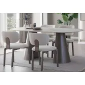 AEA Modernes Weißes Esszimmer-Set – Holz-Esstisch und Stühle für Ihre Küche