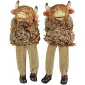 Countryfield Beeld Schotse hooglander bruin H24cm bruin Polystone Decoratief