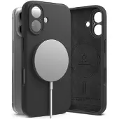 Ringke Silicone MagSafe iPhone 16 Hoesje Zwart