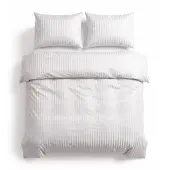 Sleeptime dekbedovertrek Dallas wit - Microvezel - 200x220
