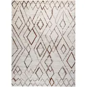 FRAAI Hoogpolig vloerkleed - Blend Diamond Terracotta - 120x170cm