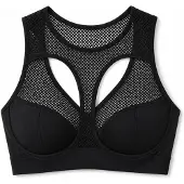 MILENKA zwarte sport BH - met beugel - Maat 90D