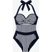 MILENKA Badpak 'Marine swimsuit' navy