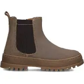 Develab leren enkelboots - taupe Bruin Jongens Leer - maat 27
