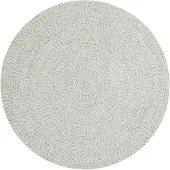 NORTHRUGS Jute Buitenkleed Braids Rond - Grijs ø 150 cm