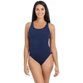 Zoggs Cottesloe Powerback Swimsuit Blauw 40 Vrouw