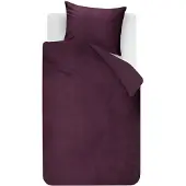 Ambiante Dekbedovertrek Velvety Burgundy Velvet-140 x 200 / 220 cm | 1-Persoons