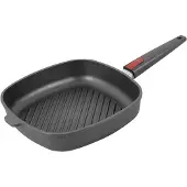 Woll Grillpan TITANIUM NOWO 28 x 28 cm, voor inductie, afneembaar handvat,
