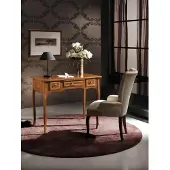 AEA Büro Schreibtisch + Stuhl Komplettes Set Möbel Tische Luxus Italien Tisch 2tlg.
