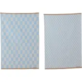 Mette Ditmer Mini-Max keukendoek 2-pack Blauw (blauw), 50x70 cm