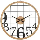 Mauro Ferretti Wekker met cijfers voor aan de muur, diameter 60 cm, dikte 2,5 cm