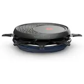 Tefal RE3104, geschikt voor 8 personen, thermoplastisch materiaal, zwart, blauw, rond, 1050 W, 325 mm