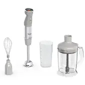Tefal Quickchef+ HB67MB30, Dompelstokmixer, Kan ijs crushen, 1000 W, Grijs, RVS