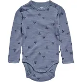 Hummel Rompertje/body marine / blauw gemêleerd