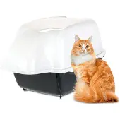 Ferplast kattenbak cosmic outdoor zwart