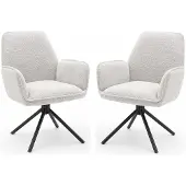 Benoa Eetkamerstoel Noah Boucle Beige - eetkamerstoelen - Prijs per stoel