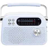 Trevi RDA 70 BR, Reisradio, Analoog, AM, FM, SW, USB-C, Blauw, Eénkleurig