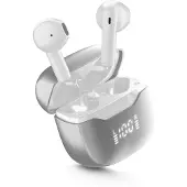 Cellularline 8018080491856, True Wireless Stereo (TWS), Gesprekken/muziek, 110 g, Koptelefoon met microfoon, Wit