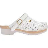 Scholl Klomp Unisex Supercomfort B/S White-Schoenmaat 38