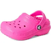 Crocs Uni Kinder Classic gevoerde clog, roze, maat 8 (UK)