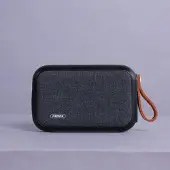 Remax Draagbare Bluetooth-luidspreker, zwart, met stoffen behuizing