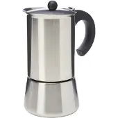 Ibili Indubasic koffiemachine, Italiaans model, 12 kopjes, zilverkleurig. Kleur: zilver. Eén maat