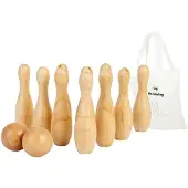 Bigjigs houten bowlingset, 12dlg.