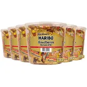 Haribo 6x Silo Zakjes Goudbeertjes 100 Stuks