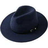 Emilie collection - hoed - blauw - fedora - klassiek