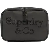 Superdry Travel Wash Bag Normale Pasvorm Black Grootte: 1SIZE