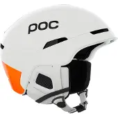 POC - Heren skihelmen - Obex MIPS Hydrogen White/Fluorescent Orange voor Dames - Maat 51-54 cm - Wit