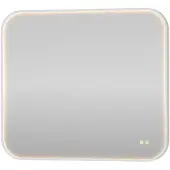 Proline Lorenzo Spiegel Rond LED Kader 80x4x70 cm Mat Wit