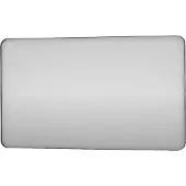 Proline Donna Spiegel Rond Kader 120x4x70 cm Mat Zwart