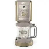 Ninja CREAMi Deluxe ijsmachine, 2 bakjes, automatisch, Stone Gold